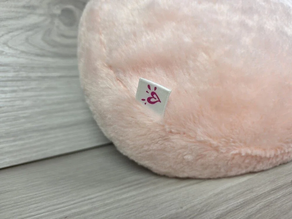 Justice Fox Flip Sequin Pink Throw Pillow Plush 15